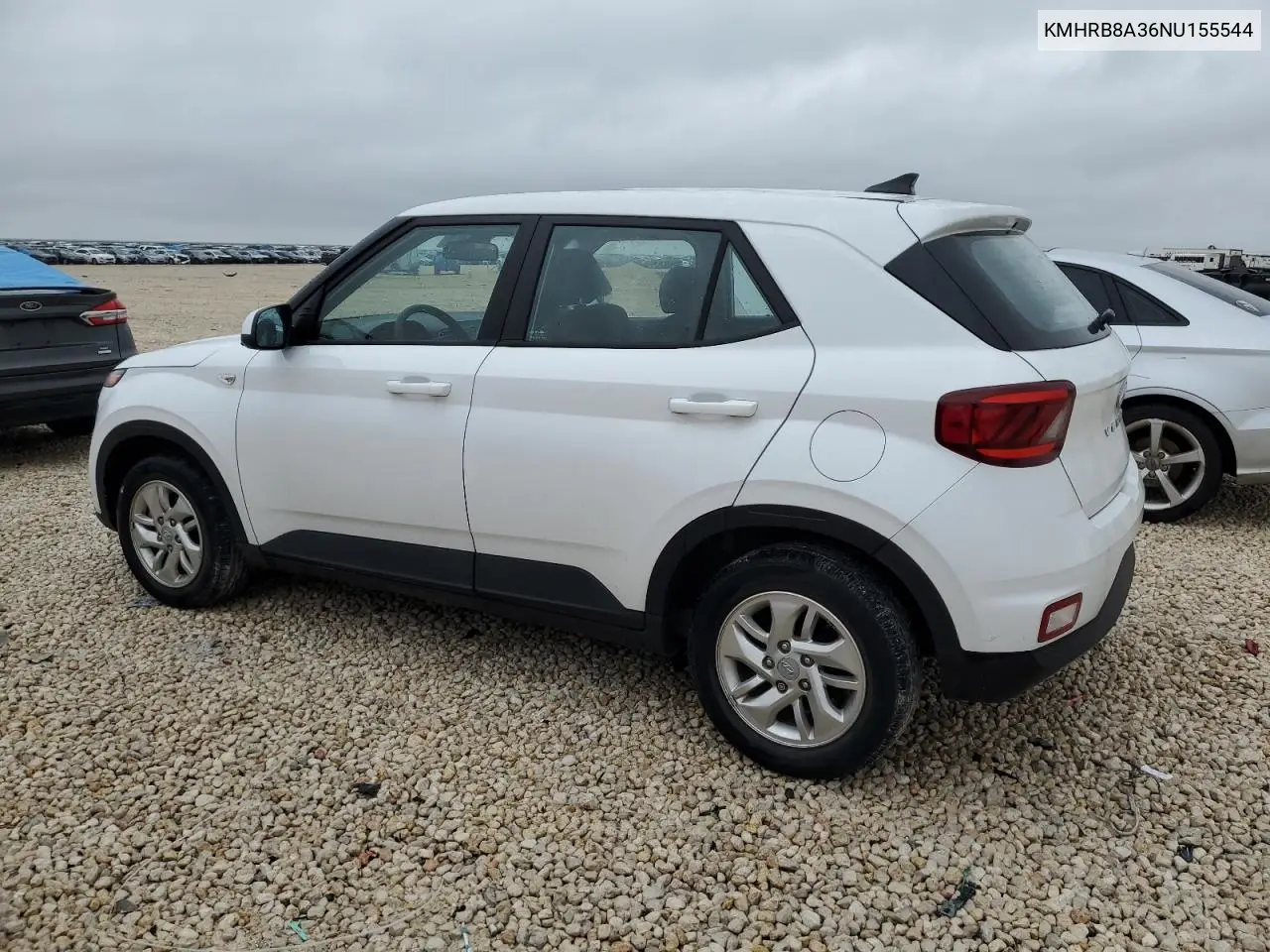 2022 Hyundai Venue Se VIN: KMHRB8A36NU155544 Lot: 50712555