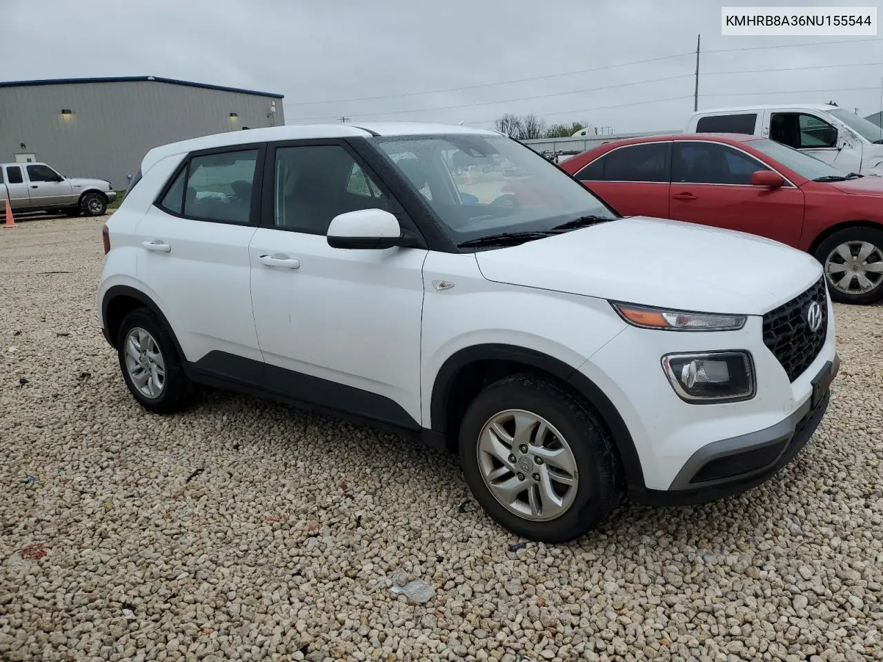 2022 Hyundai Venue Se VIN: KMHRB8A36NU155544 Lot: 50712555