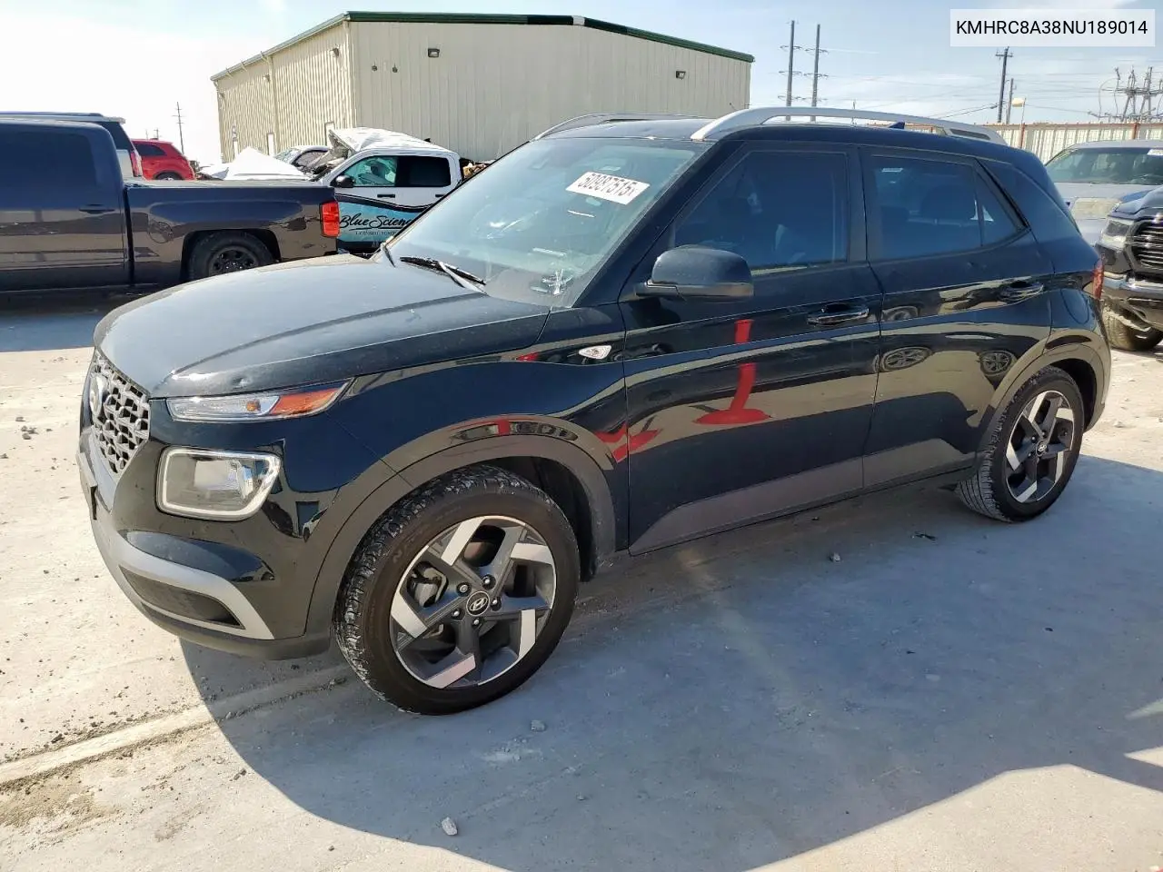 2022 Hyundai Venue Sel VIN: KMHRC8A38NU189014 Lot: 50987515