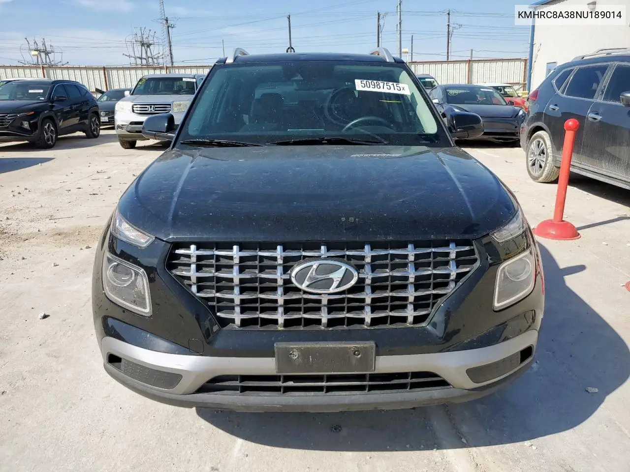 2022 Hyundai Venue Sel VIN: KMHRC8A38NU189014 Lot: 50987515