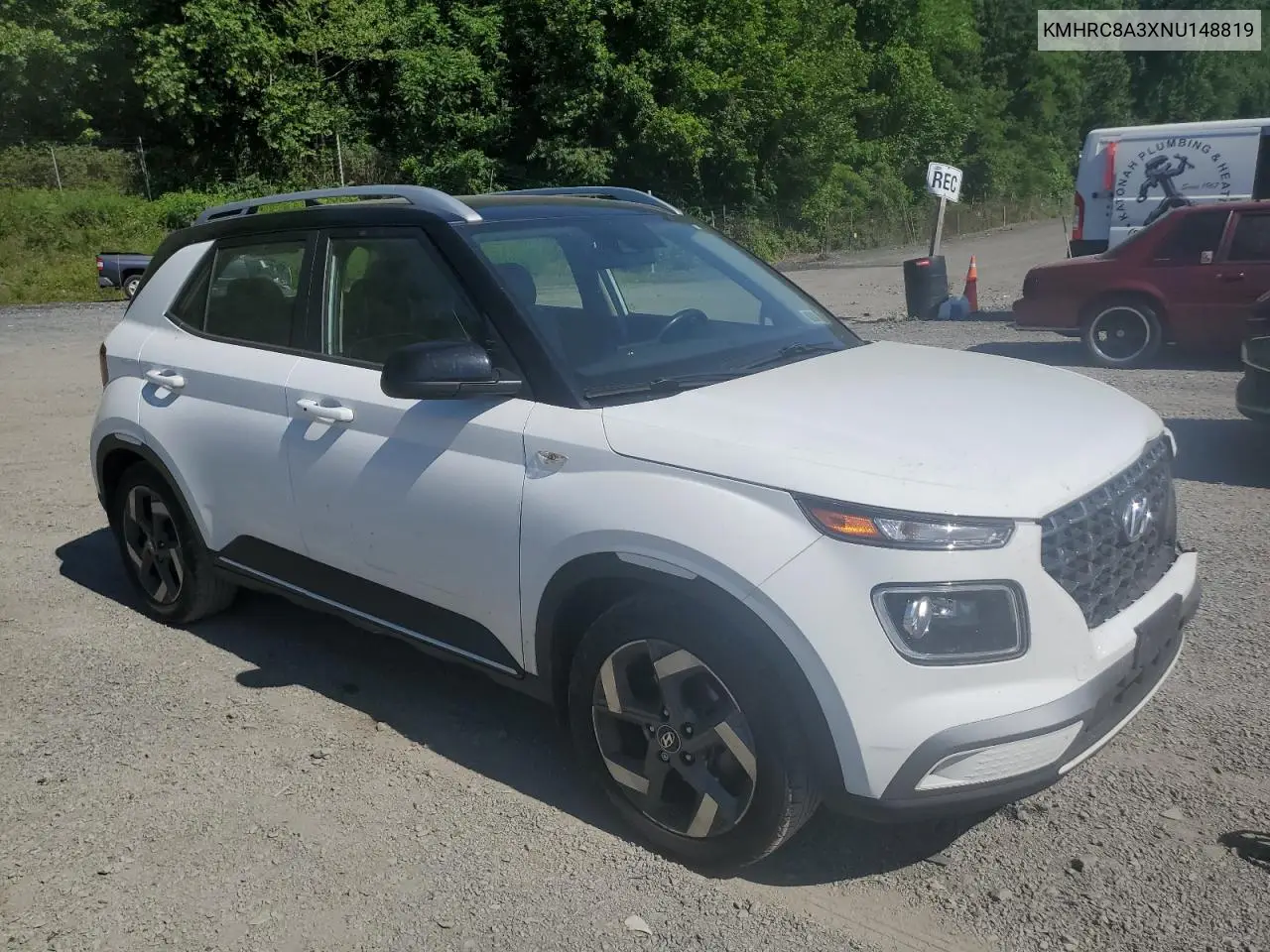 2022 Hyundai Venue Sel VIN: KMHRC8A3XNU148819 Lot: 62089855