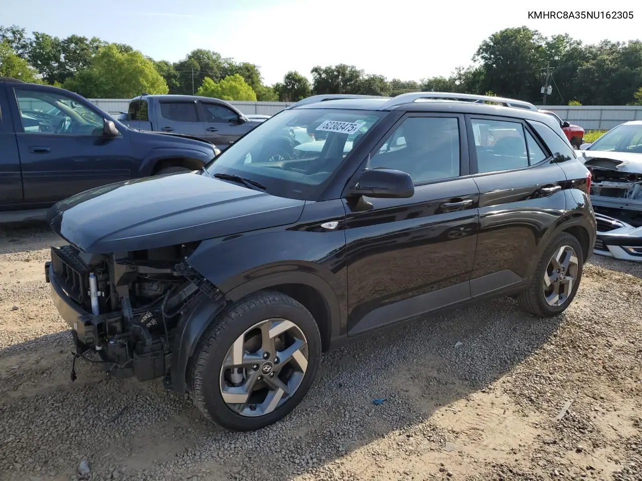 2022 Hyundai Venue Sel VIN: KMHRC8A35NU162305 Lot: 62303475
