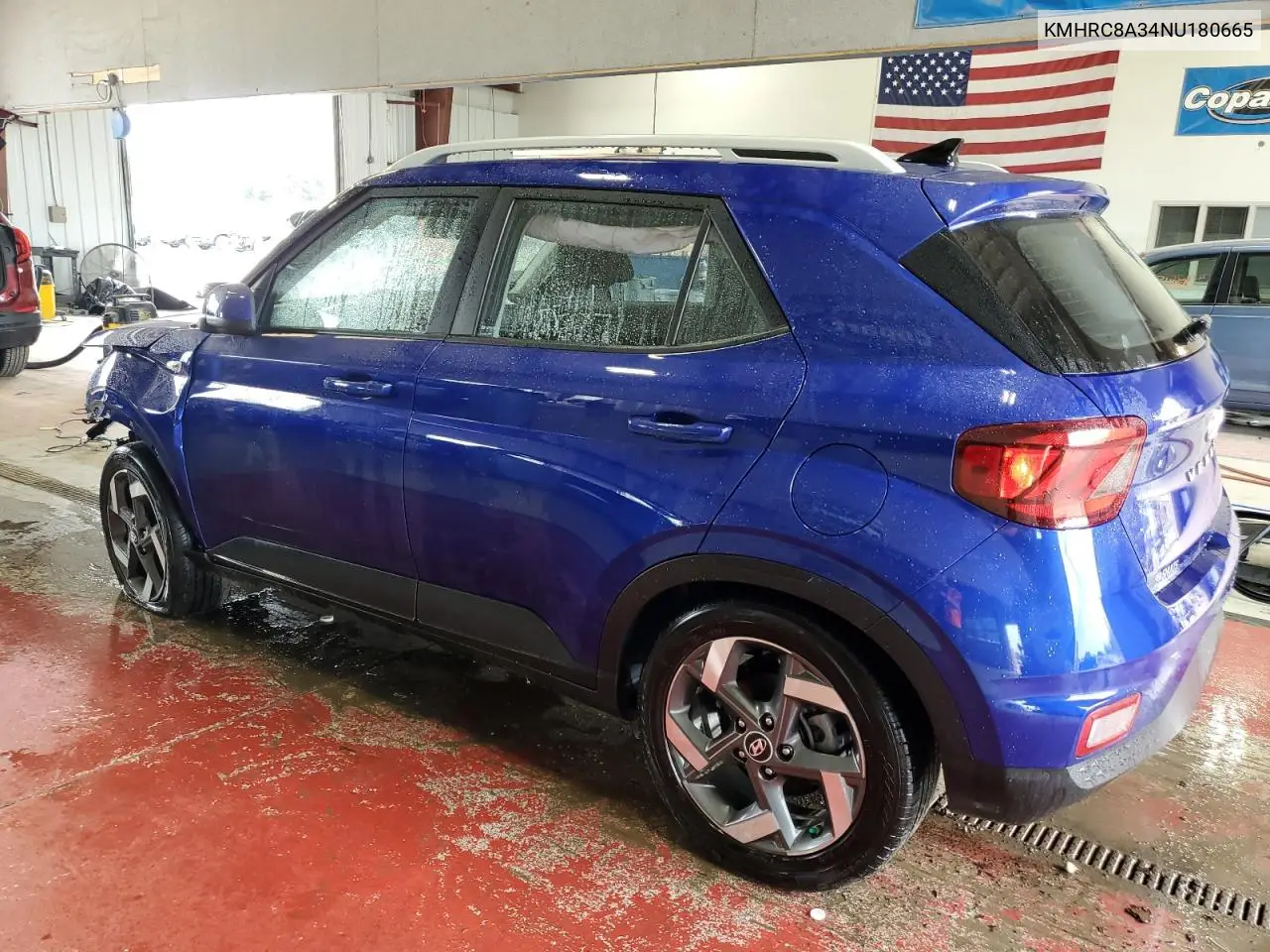 2022 Hyundai Venue Sel VIN: KMHRC8A34NU180665 Lot: 62345205