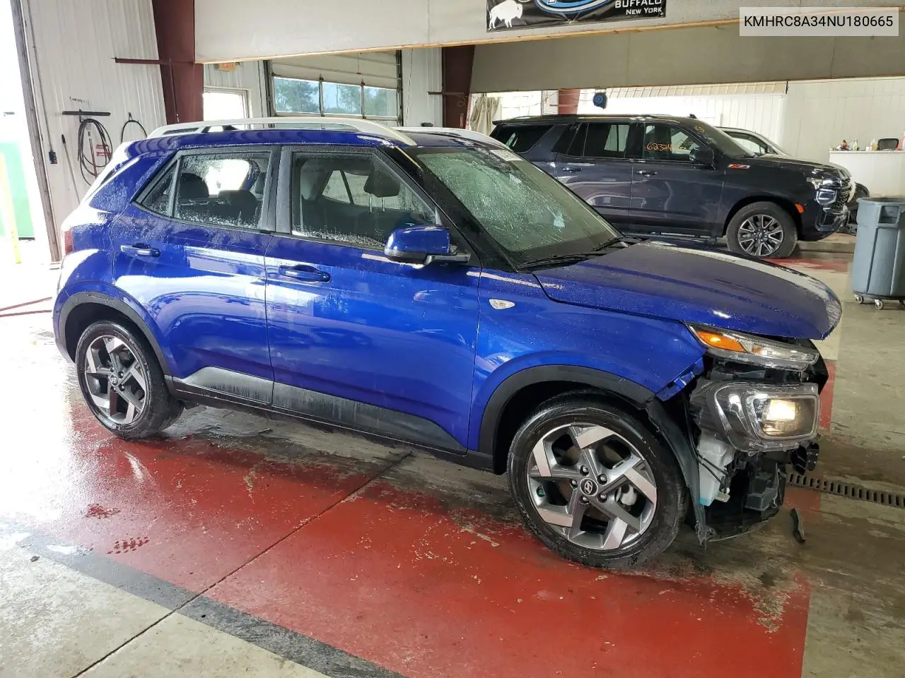 2022 Hyundai Venue Sel VIN: KMHRC8A34NU180665 Lot: 62345205