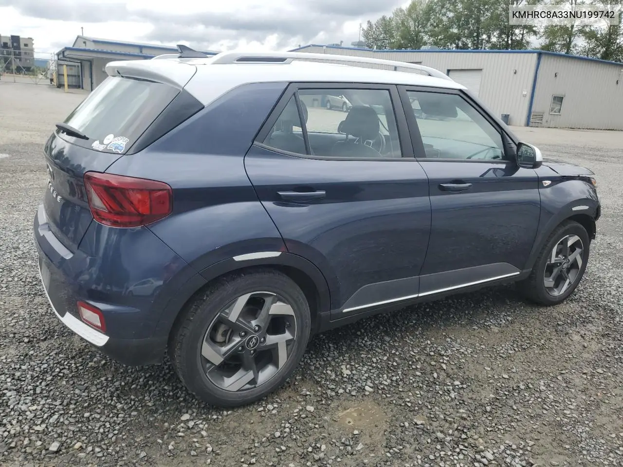 2022 Hyundai Venue Sel VIN: KMHRC8A33NU199742 Lot: 62558575