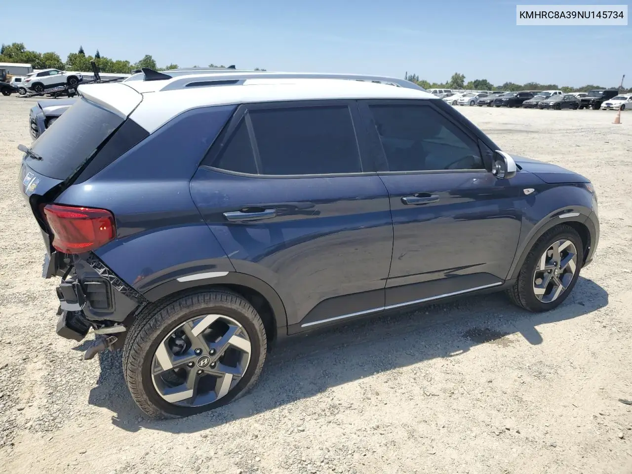 2022 Hyundai Venue Sel VIN: KMHRC8A39NU145734 Lot: 62590665
