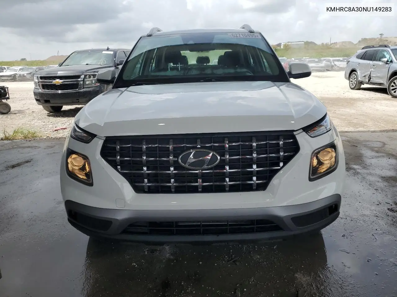2022 Hyundai Venue Sel VIN: KMHRC8A30NU149283 Lot: 62710495