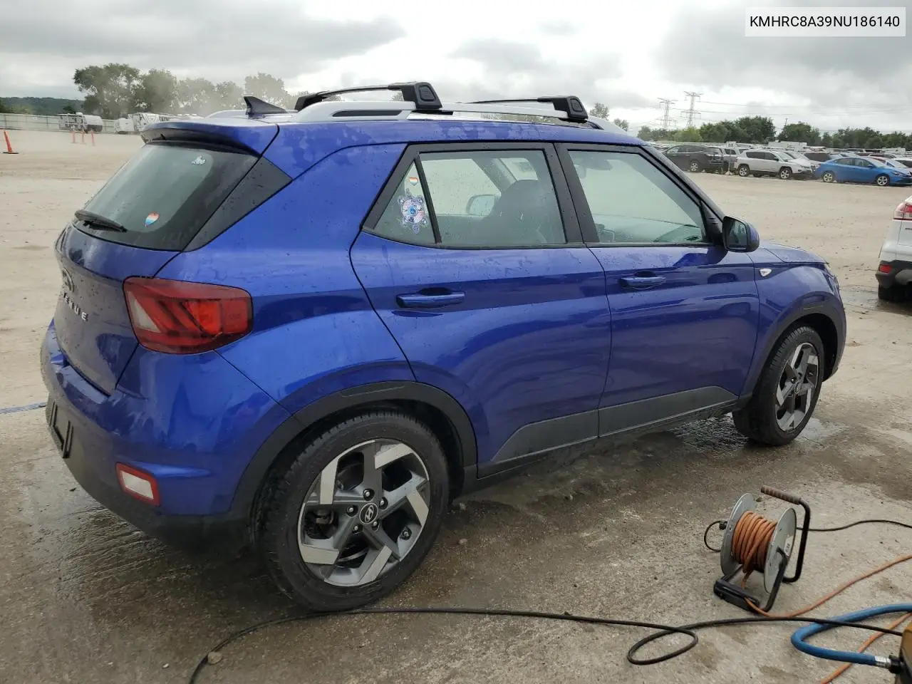 2022 Hyundai Venue Sel VIN: KMHRC8A39NU186140 Lot: 62754185