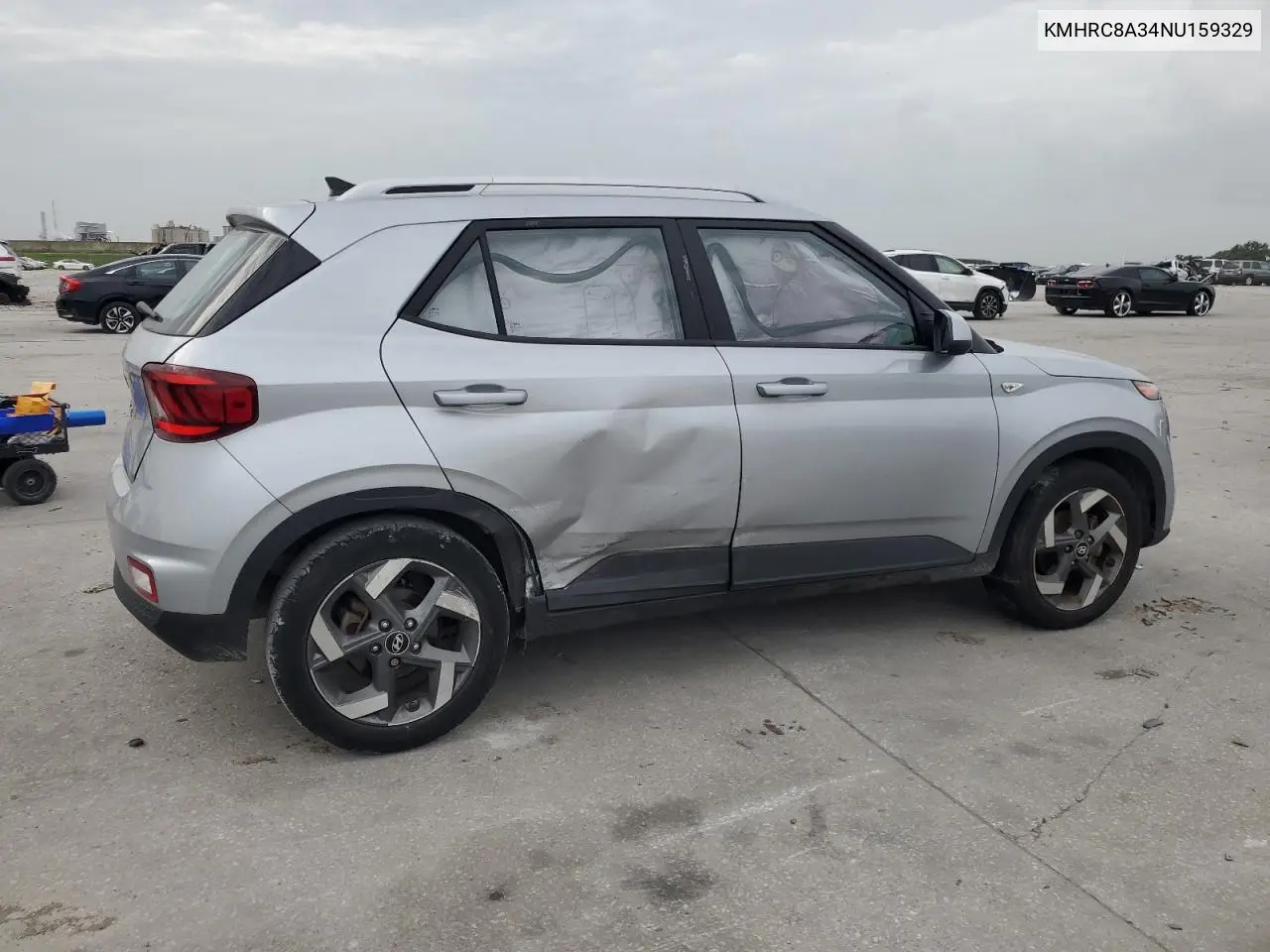 2022 Hyundai Venue Sel VIN: KMHRC8A34NU159329 Lot: 62913225