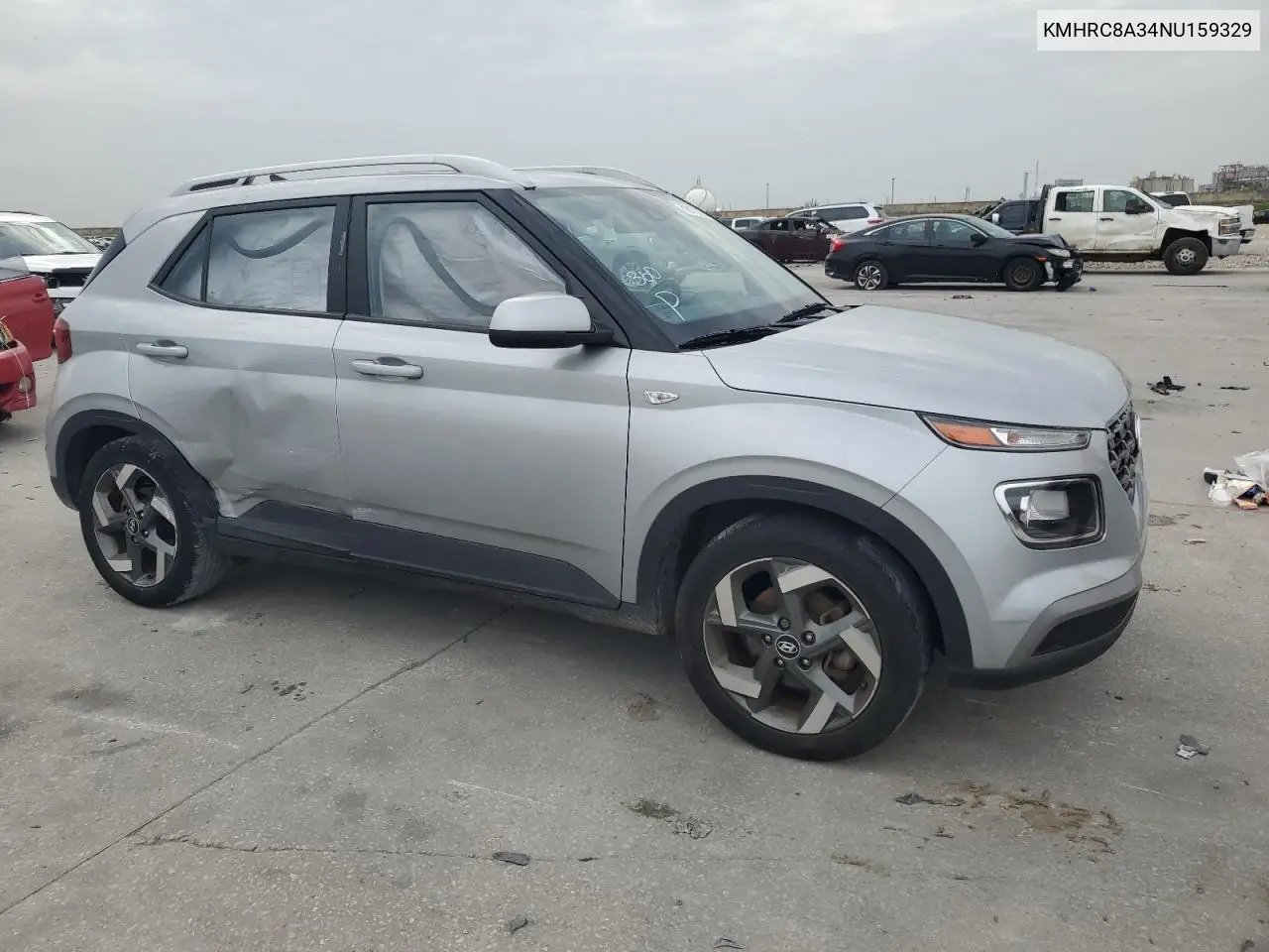 2022 Hyundai Venue Sel VIN: KMHRC8A34NU159329 Lot: 62913225