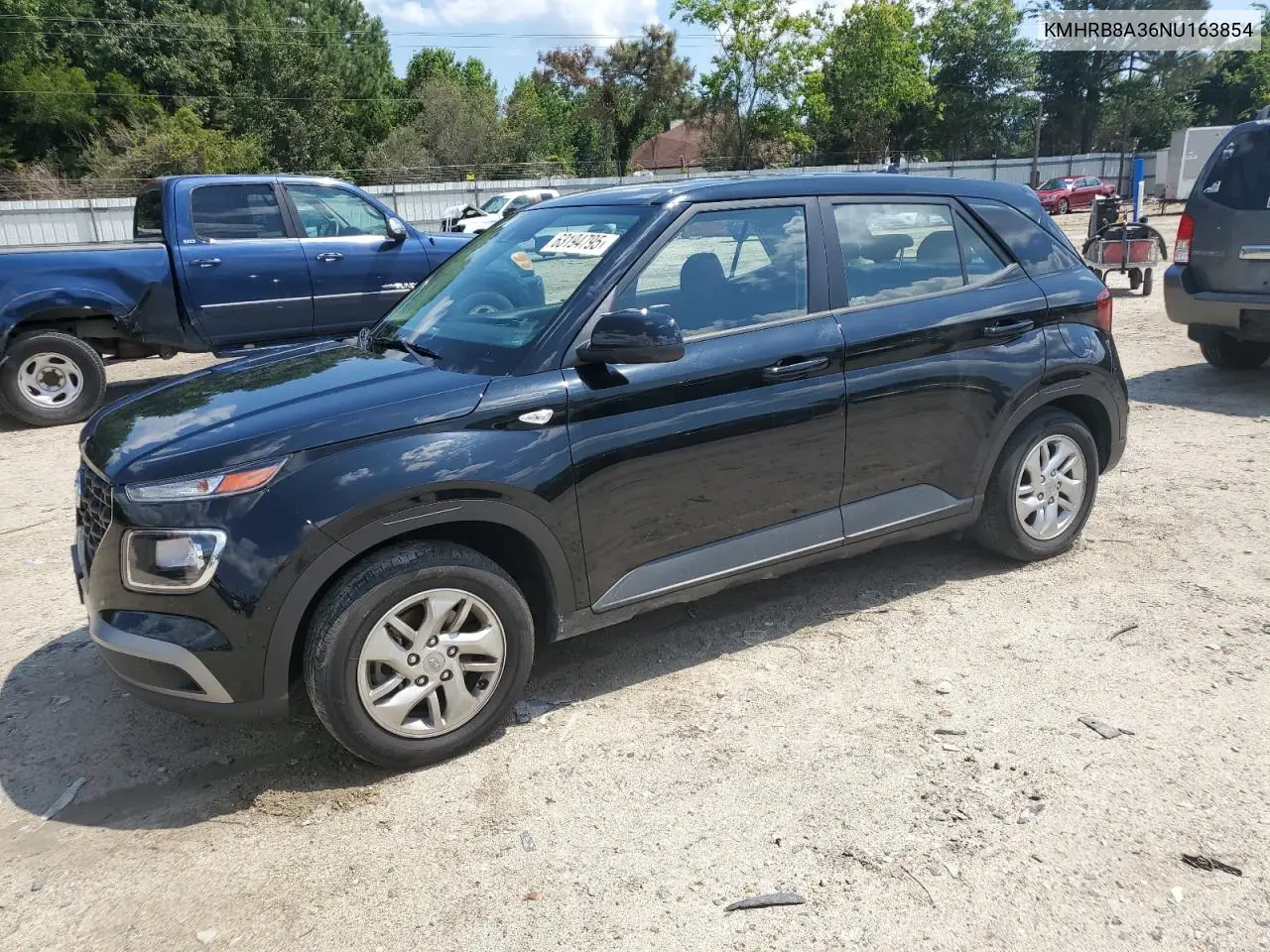 2022 Hyundai Venue Se VIN: KMHRB8A36NU163854 Lot: 63194795