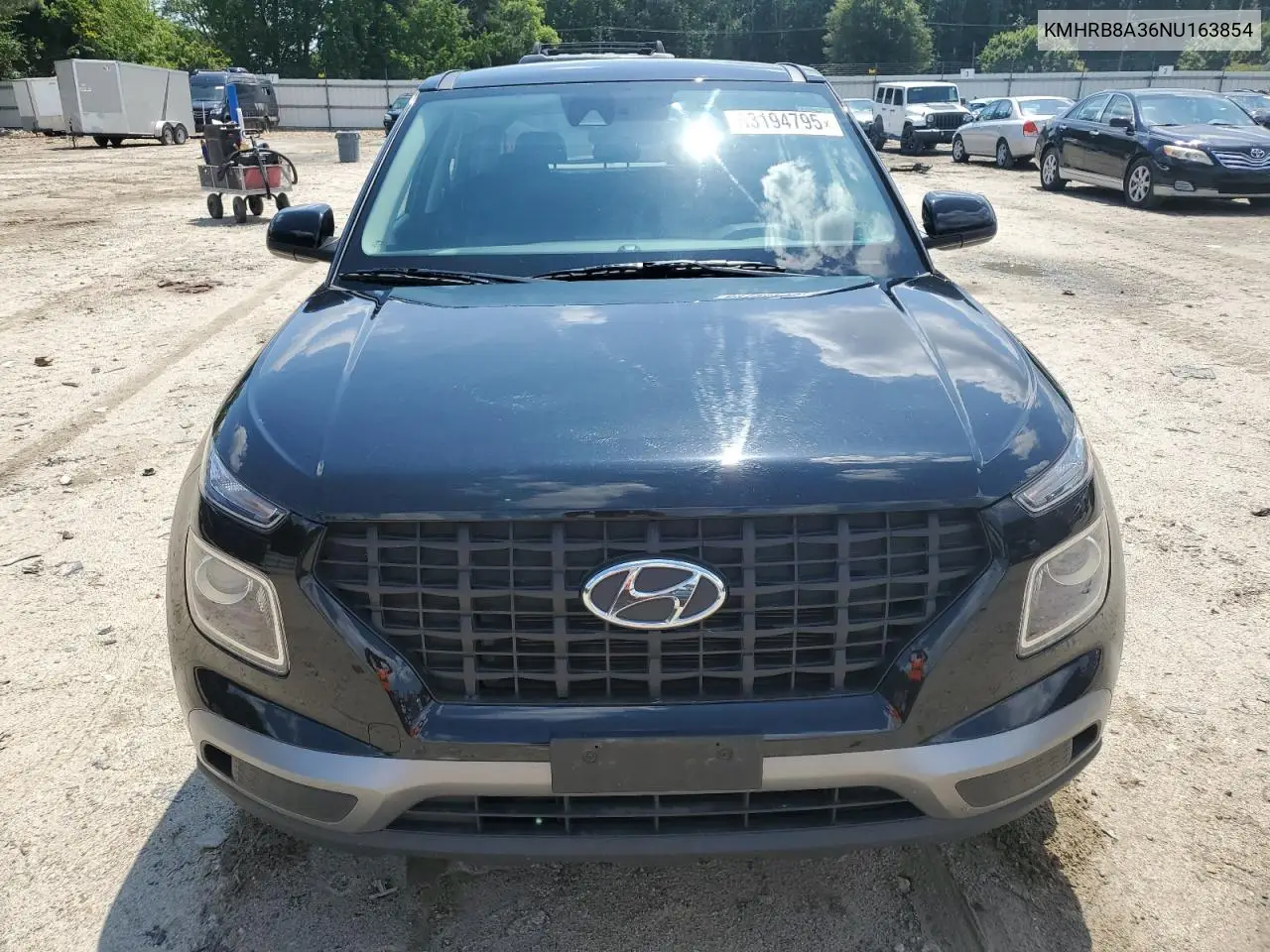 2022 Hyundai Venue Se VIN: KMHRB8A36NU163854 Lot: 63194795