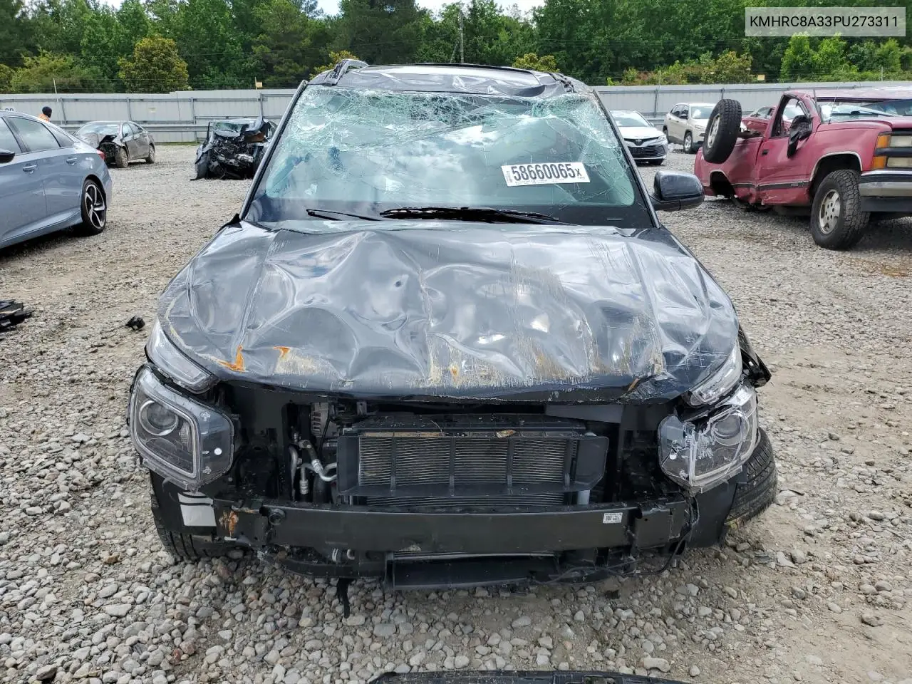 2023 Hyundai Venue Sel VIN: KMHRC8A33PU273311 Lot: 58660065