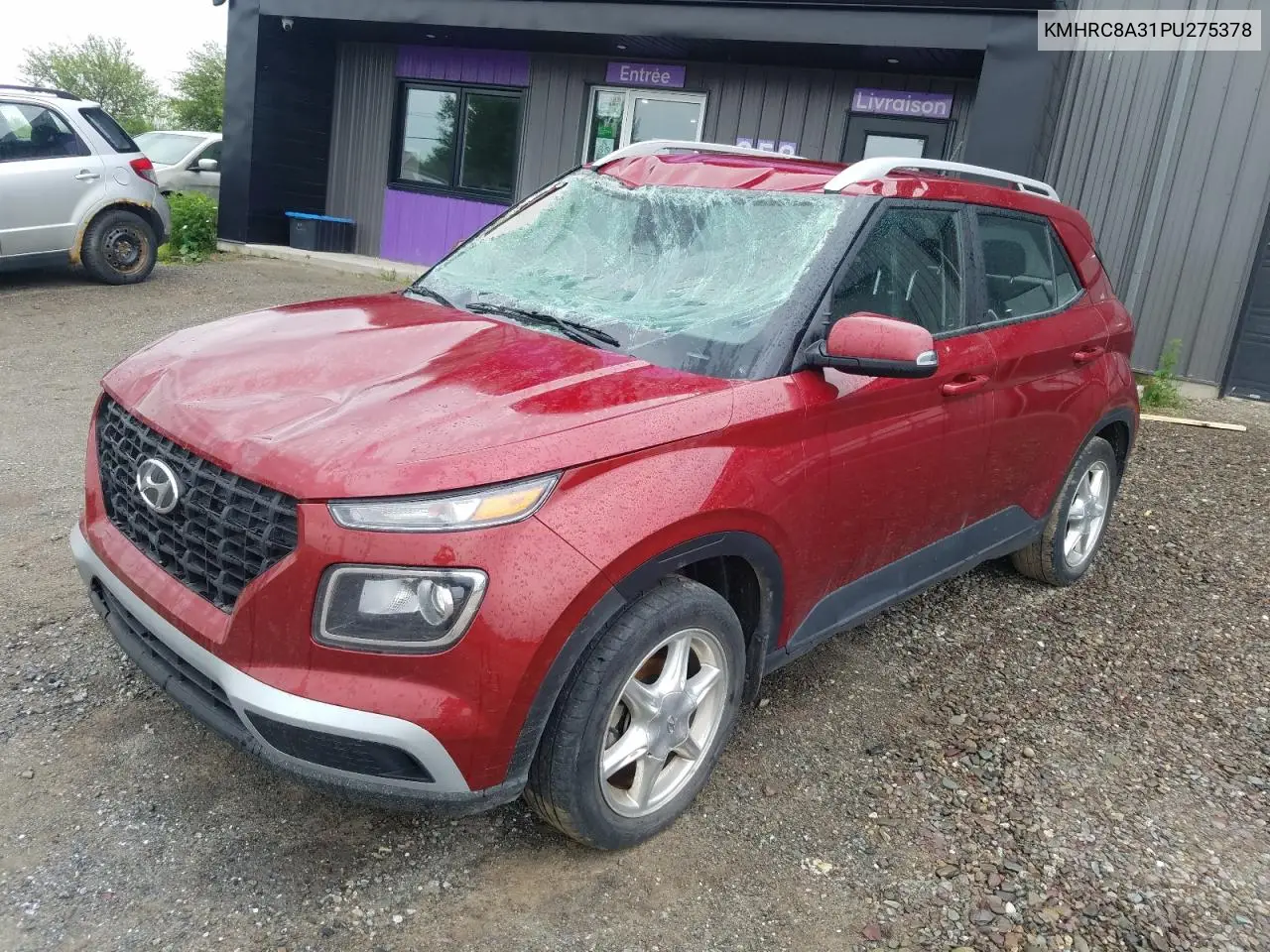 2023 Hyundai Venue Sel VIN: KMHRC8A31PU275378 Lot: 62130535