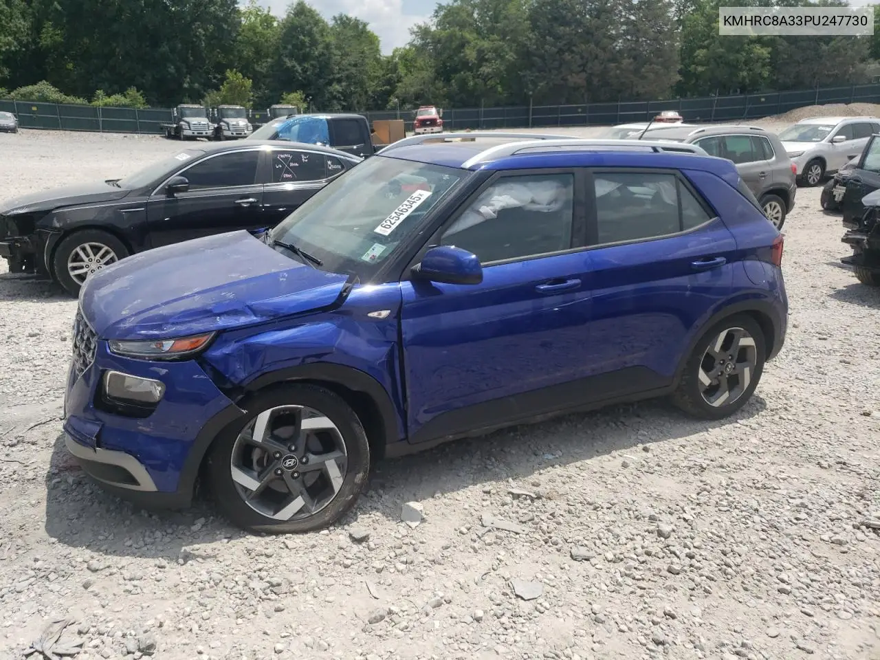 2023 Hyundai Venue Sel VIN: KMHRC8A33PU247730 Lot: 62546345