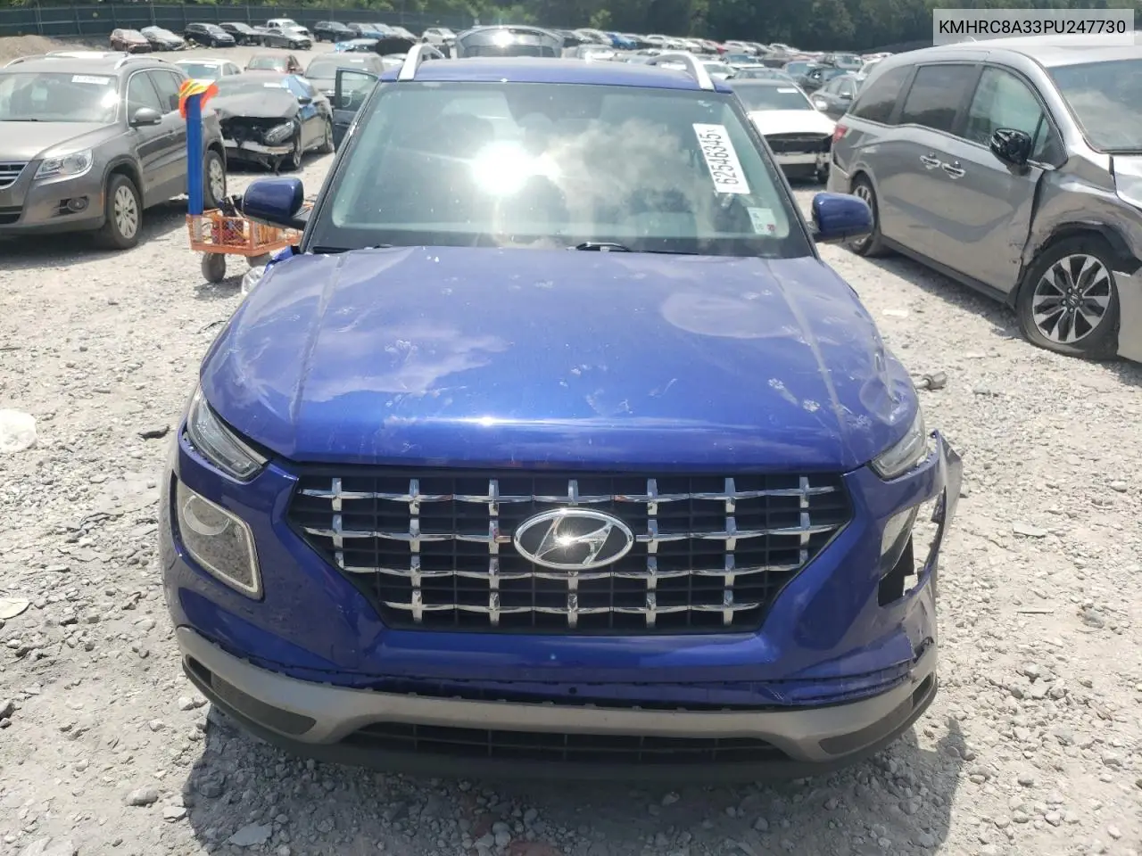 2023 Hyundai Venue Sel VIN: KMHRC8A33PU247730 Lot: 62546345