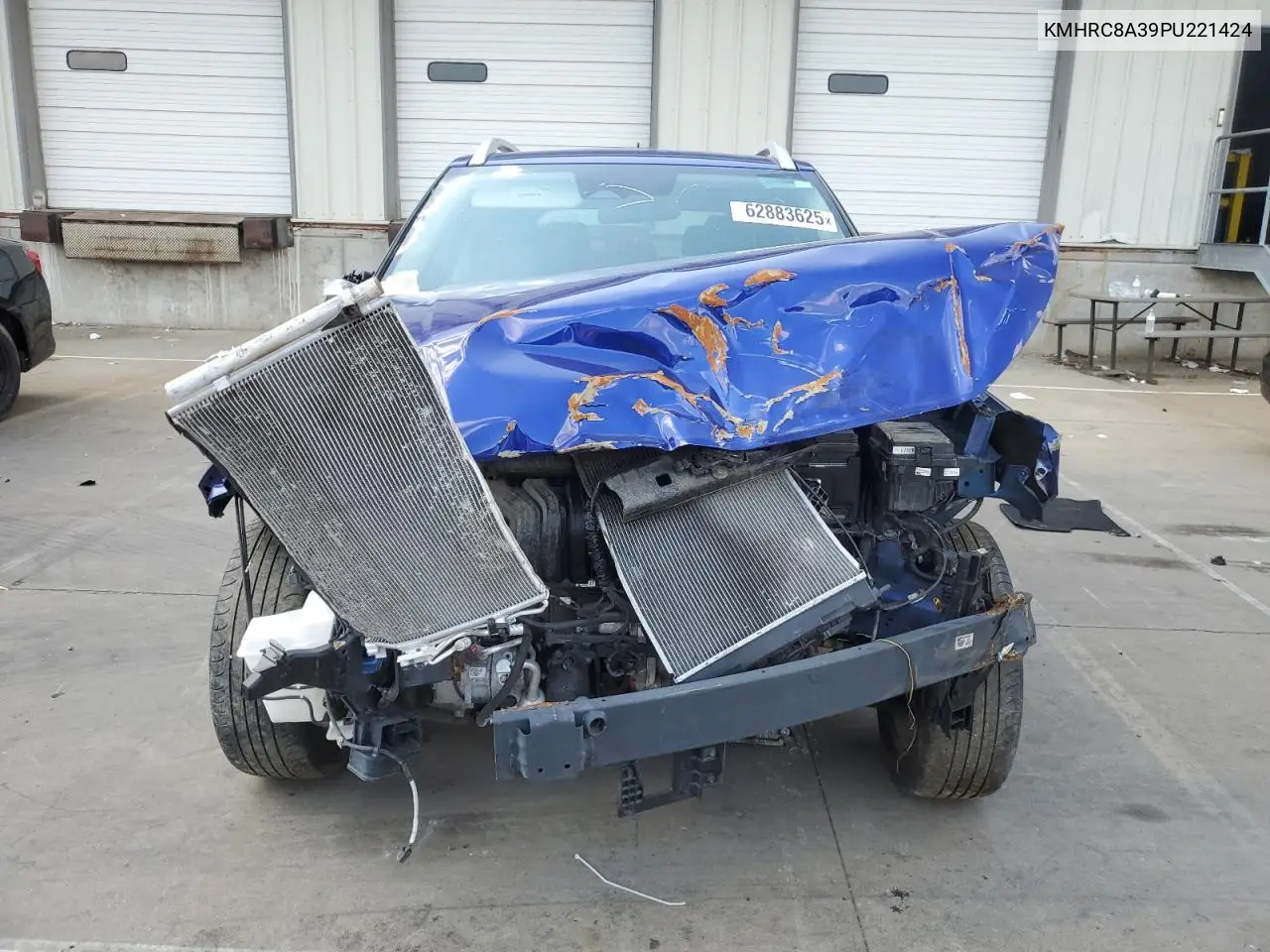 2023 Hyundai Venue Sel VIN: KMHRC8A39PU221424 Lot: 62883625
