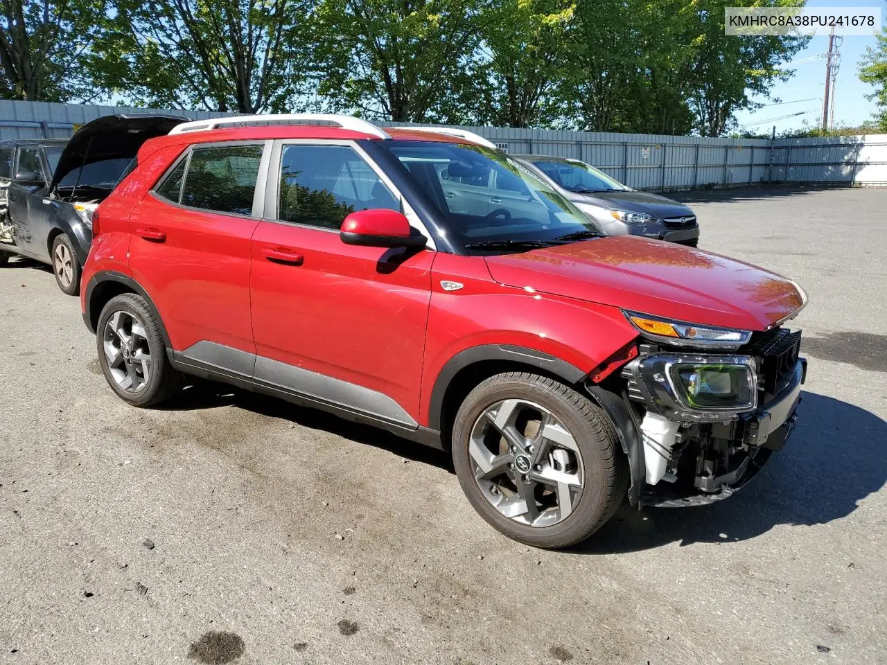 2023 Hyundai Venue Sel VIN: KMHRC8A38PU241678 Lot: 63026355
