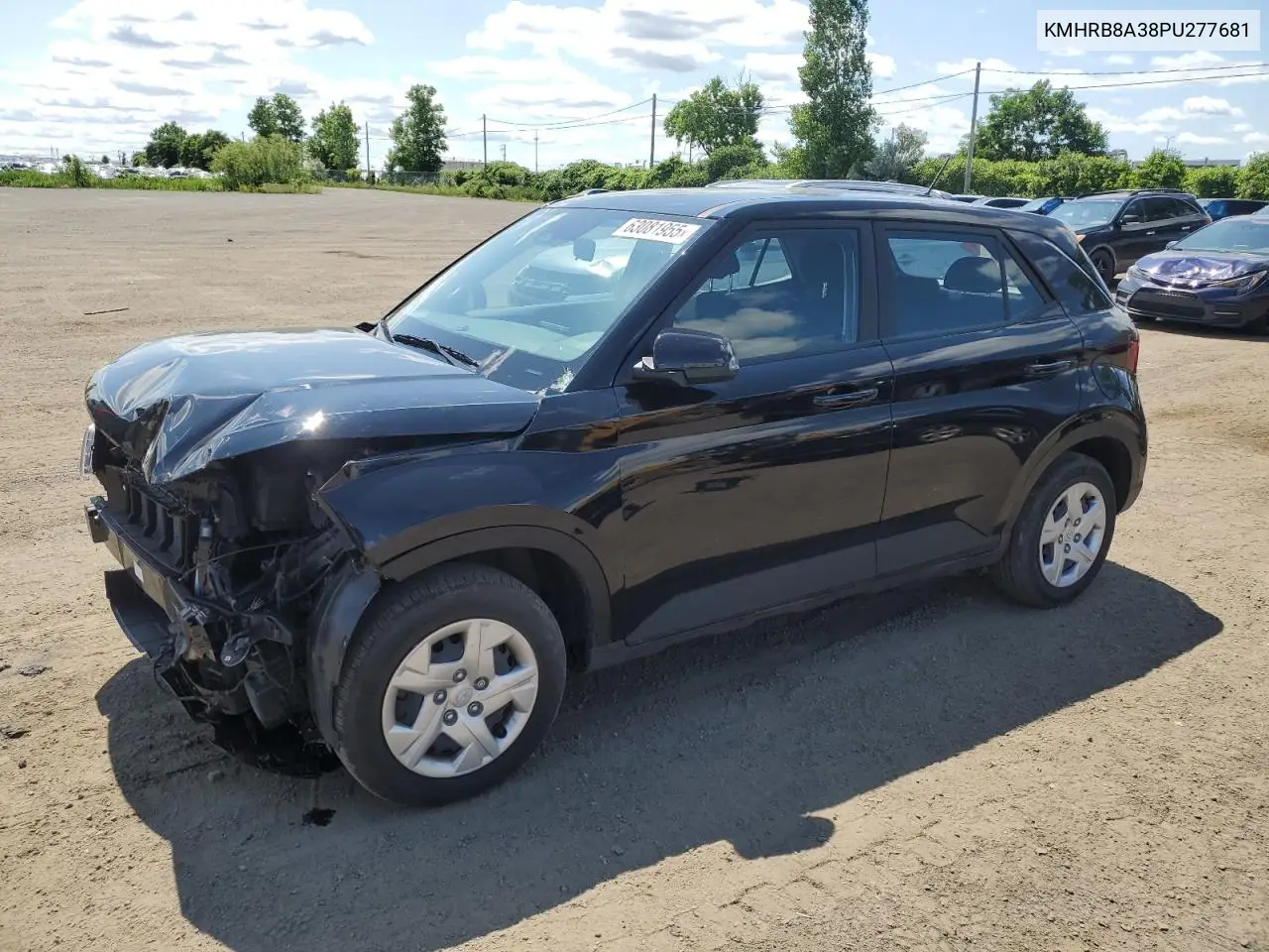 2023 Hyundai Venue Se VIN: KMHRB8A38PU277681 Lot: 63081955