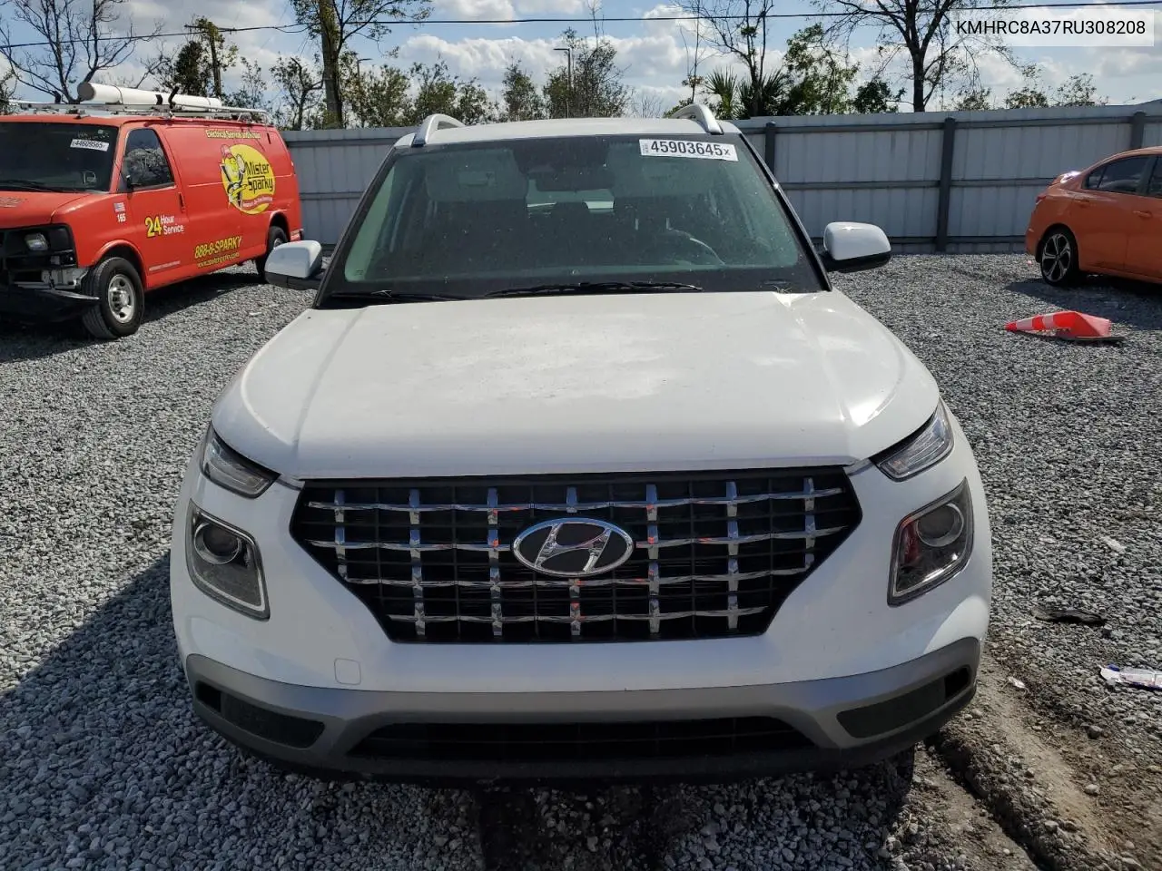 2024 Hyundai Venue Sel VIN: KMHRC8A37RU308208 Lot: 45903645