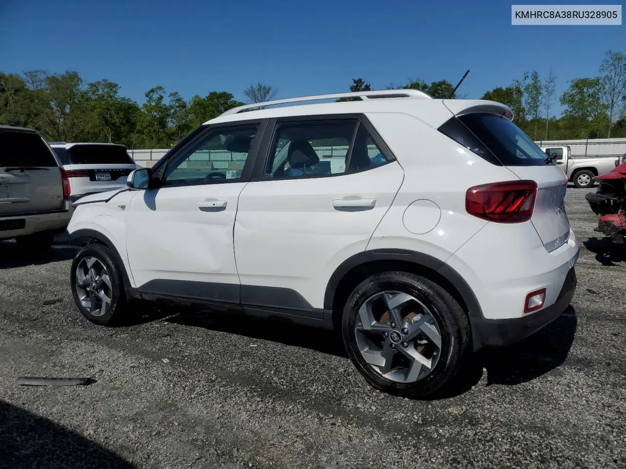 2024 Hyundai Venue Sel VIN: KMHRC8A38RU328905 Lot: 51745915