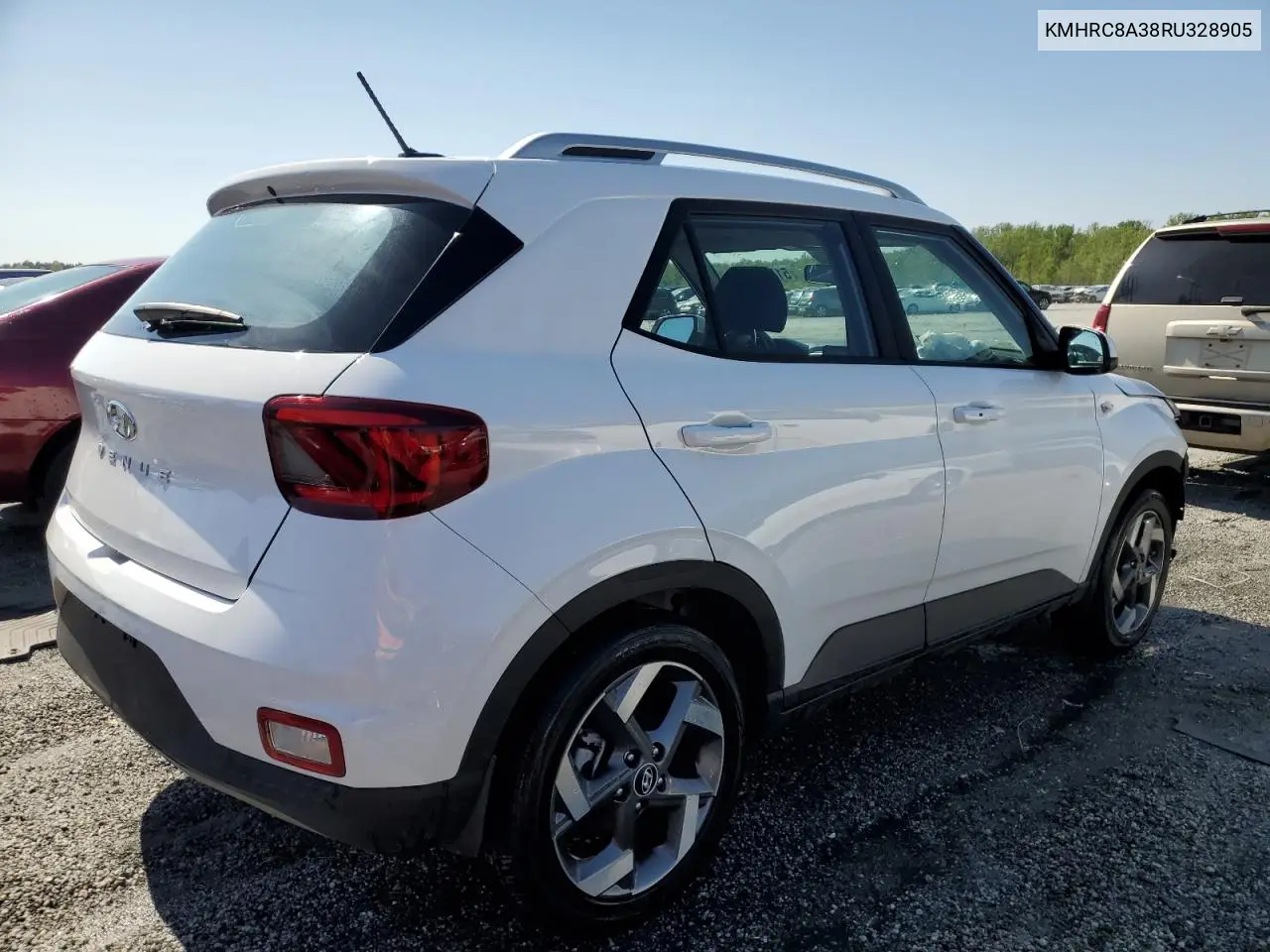 2024 Hyundai Venue Sel VIN: KMHRC8A38RU328905 Lot: 51745915