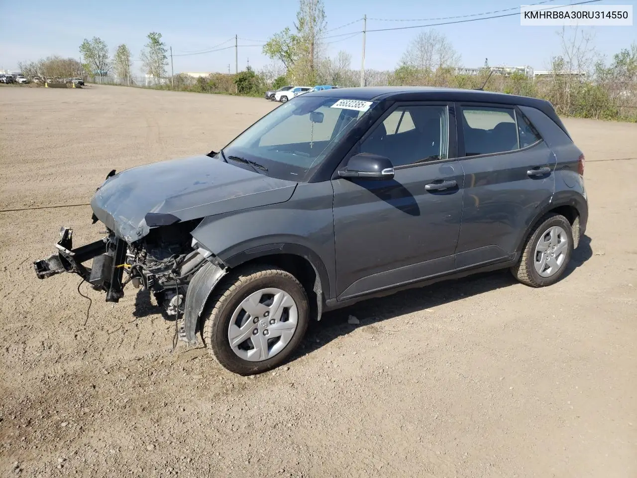 2024 Hyundai Venue Se VIN: KMHRB8A30RU314550 Lot: 56832385