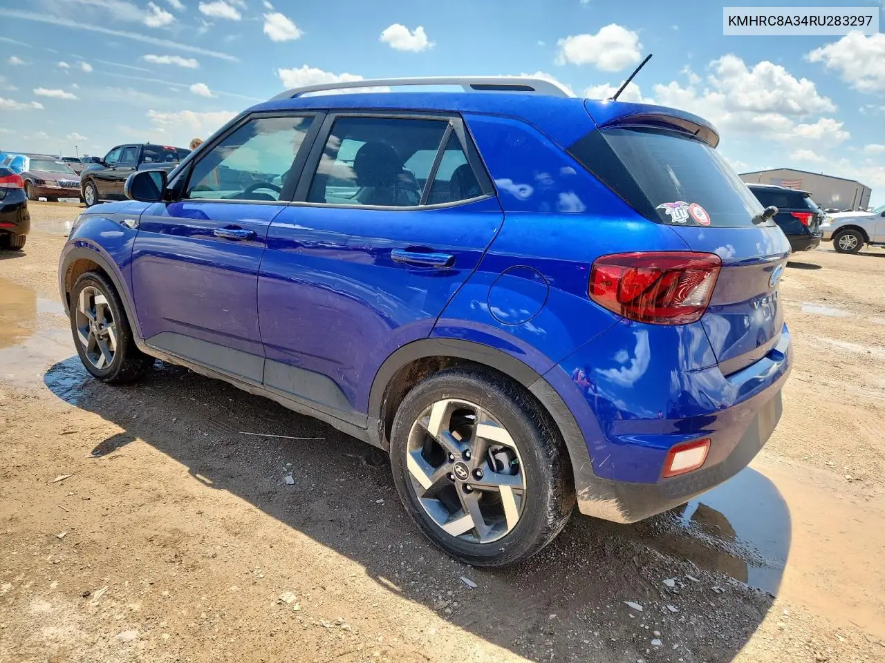 2024 Hyundai Venue Sel VIN: KMHRC8A34RU283297 Lot: 62058915