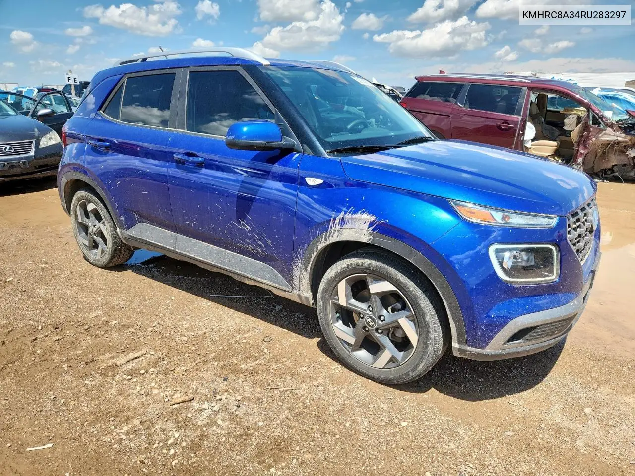 2024 Hyundai Venue Sel VIN: KMHRC8A34RU283297 Lot: 62058915