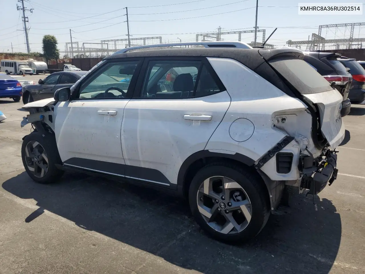 2024 Hyundai Venue Sel VIN: KMHRC8A36RU302514 Lot: 62407895