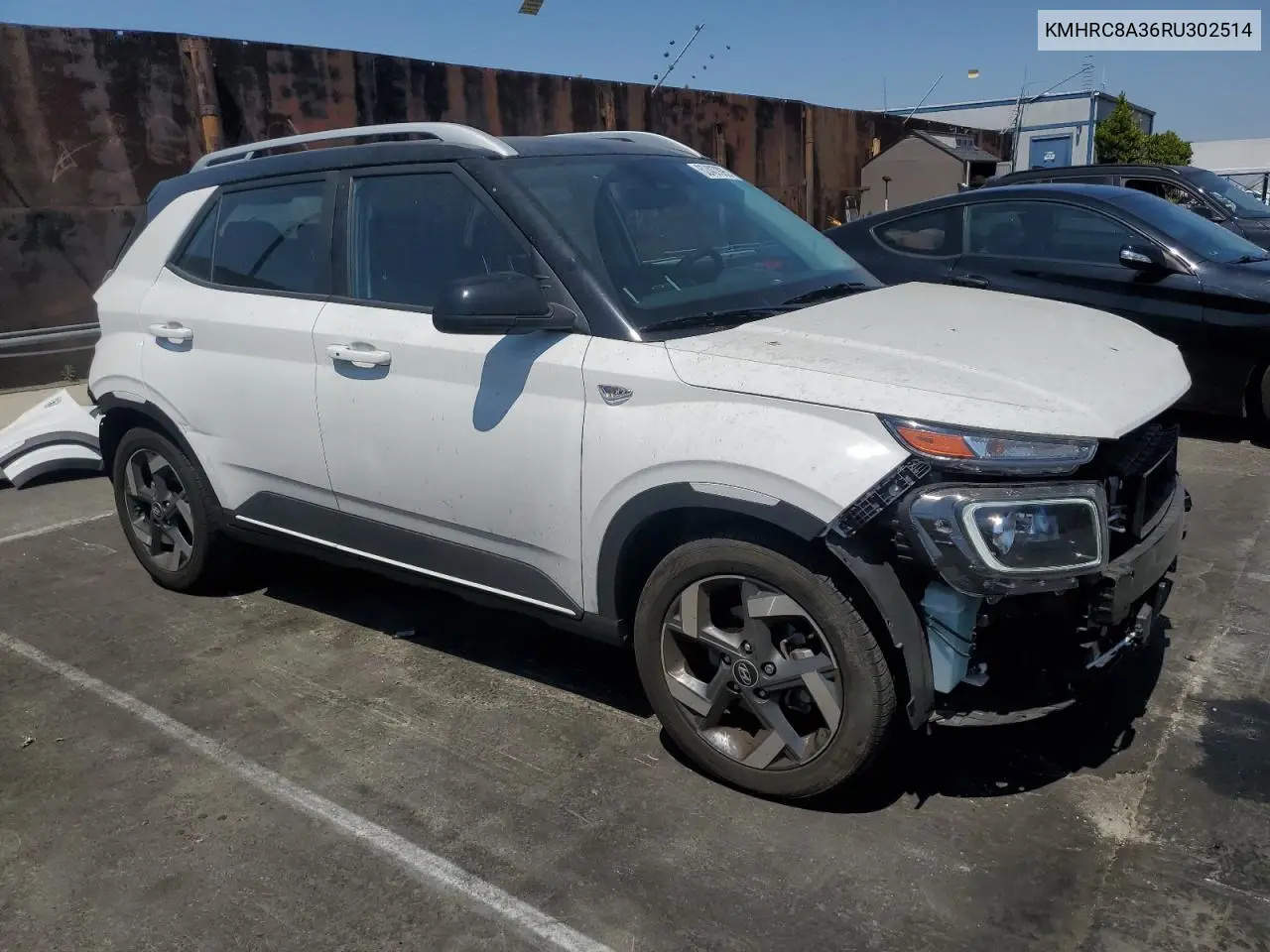 2024 Hyundai Venue Sel VIN: KMHRC8A36RU302514 Lot: 62407895