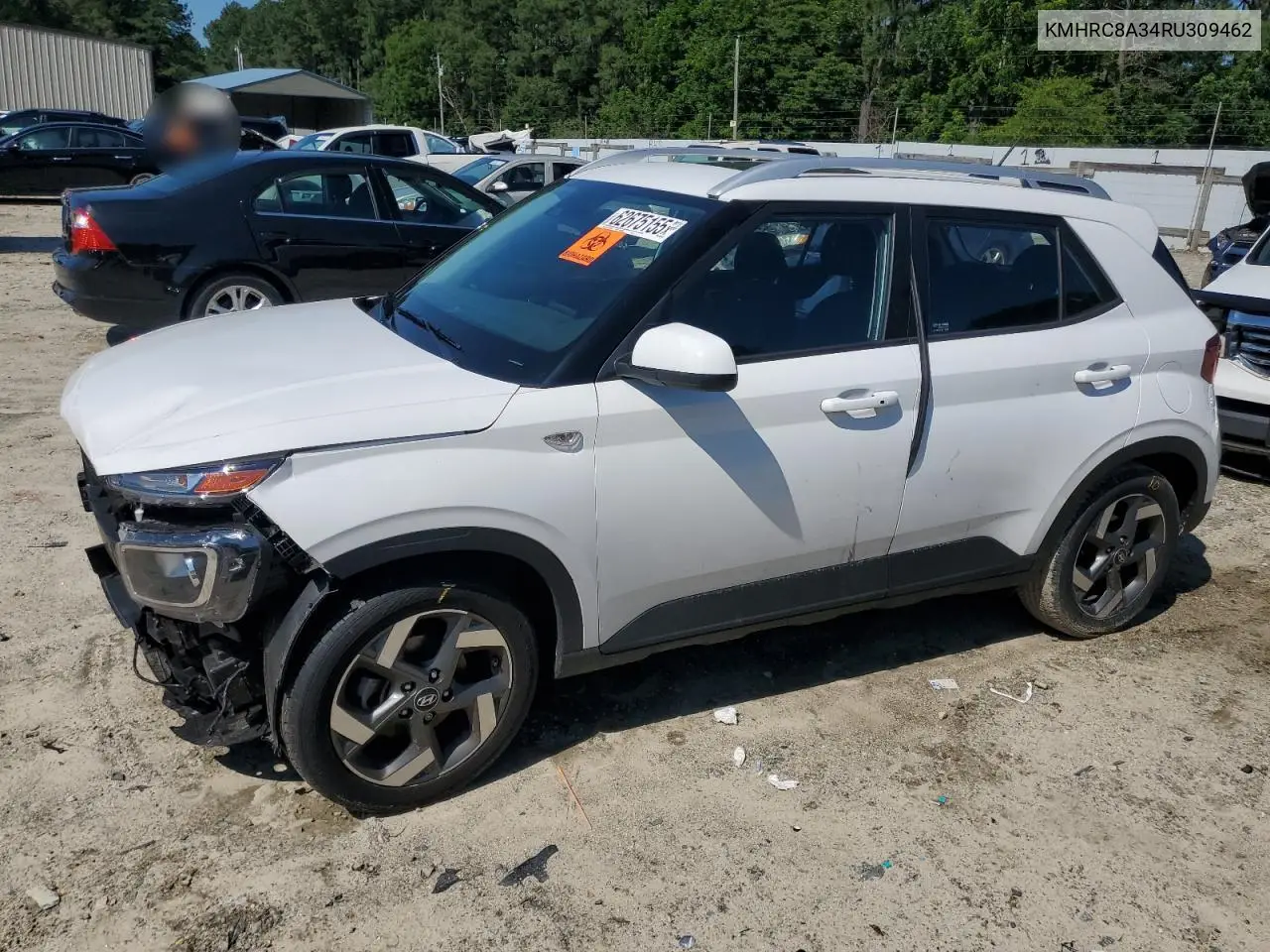2024 Hyundai Venue Sel VIN: KMHRC8A34RU309462 Lot: 62675155