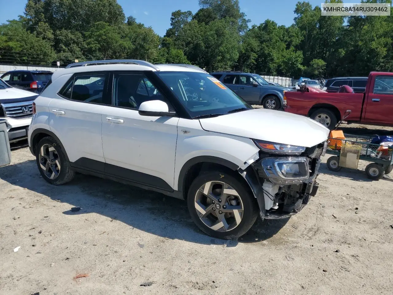2024 Hyundai Venue Sel VIN: KMHRC8A34RU309462 Lot: 62675155
