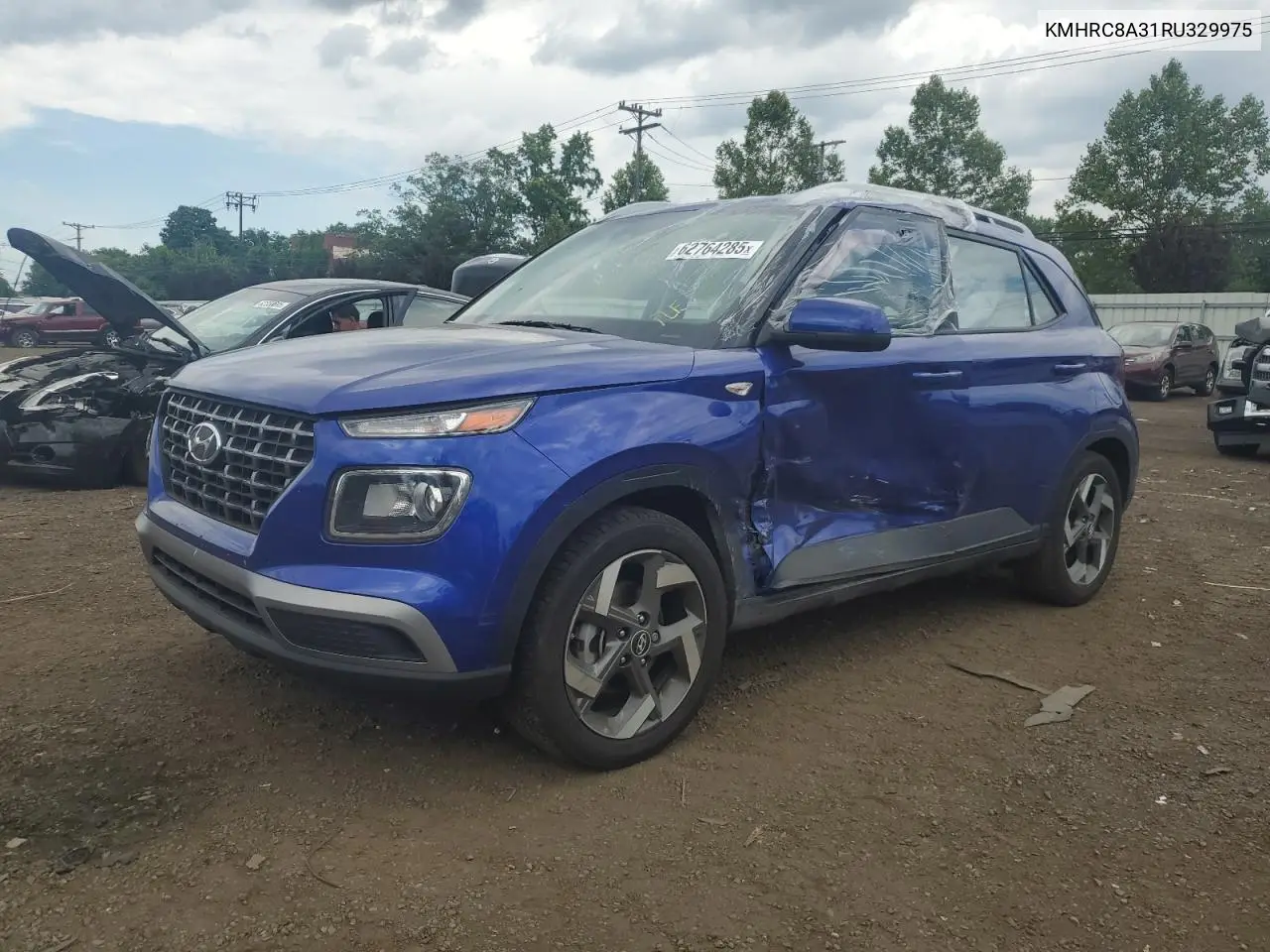 2024 Hyundai Venue Sel VIN: KMHRC8A31RU329975 Lot: 62764285
