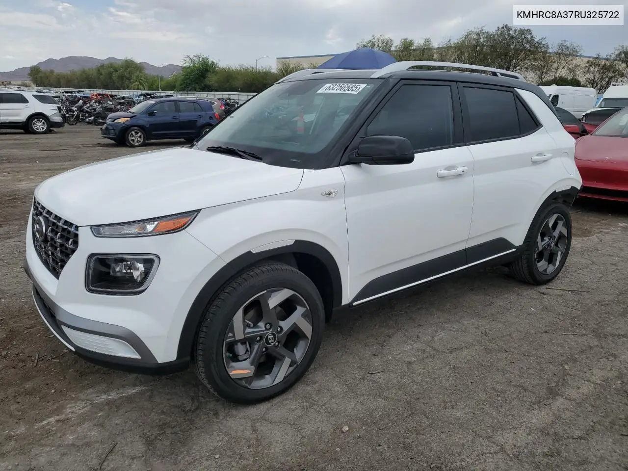 2024 Hyundai Venue Sel VIN: KMHRC8A37RU325722 Lot: 63256585