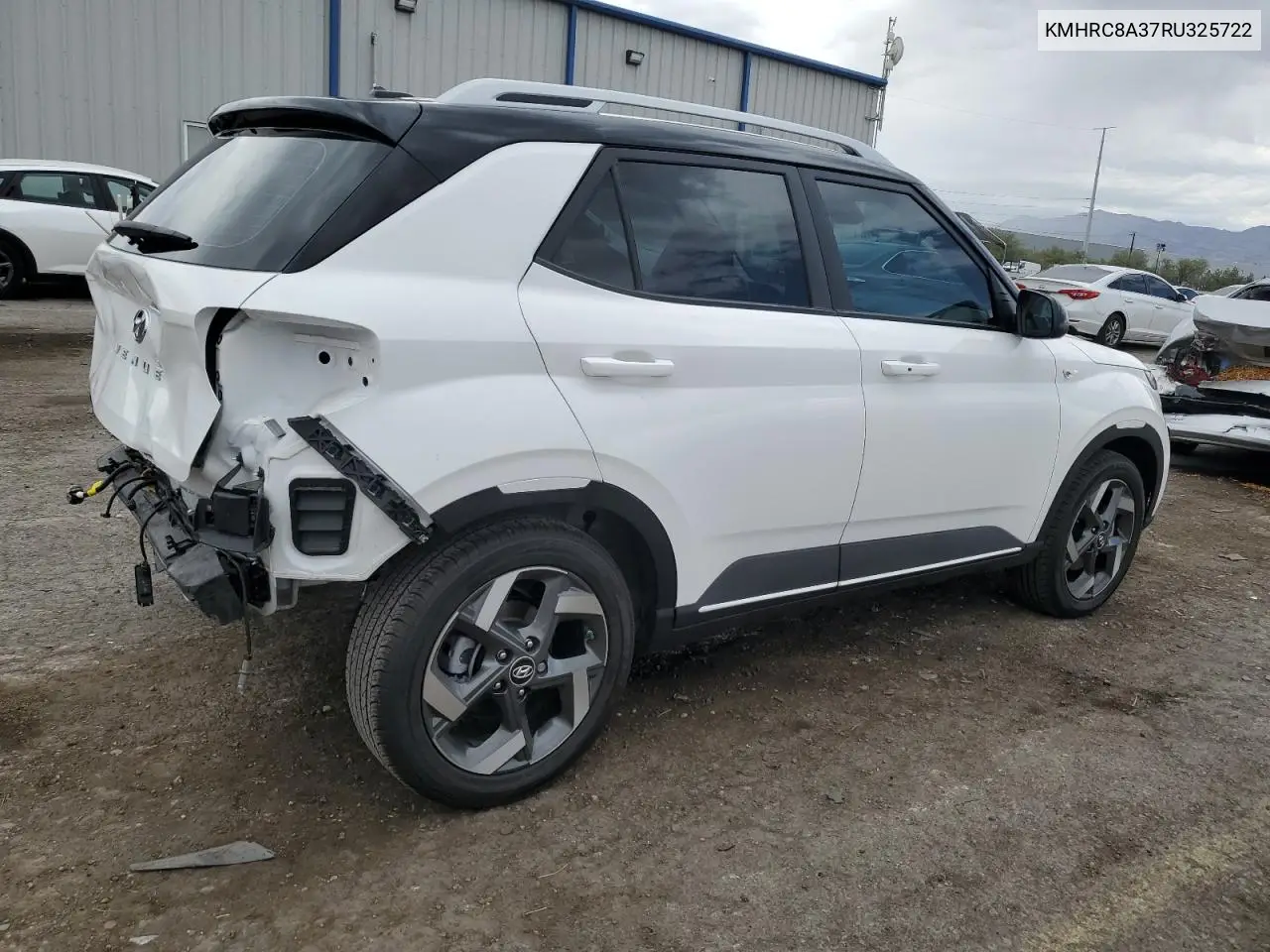 2024 Hyundai Venue Sel VIN: KMHRC8A37RU325722 Lot: 63256585