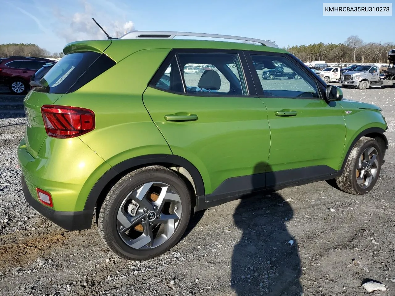 2024 Hyundai Venue Sel VIN: KMHRC8A35RU310278 Lot: 87912835