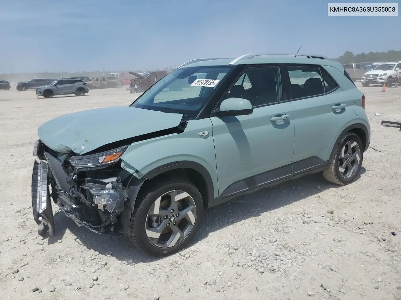 2025 Hyundai Venue Sel VIN: KMHRC8A36SU355008 Lot: 56978165