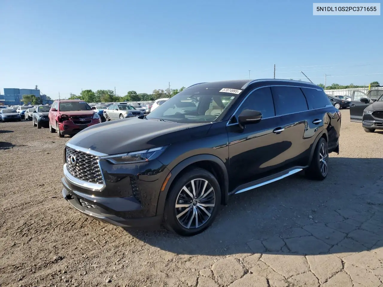 2023 Infiniti Qx60 Sensory VIN: 5N1DL1GS2PC371655 Lot: 57074995