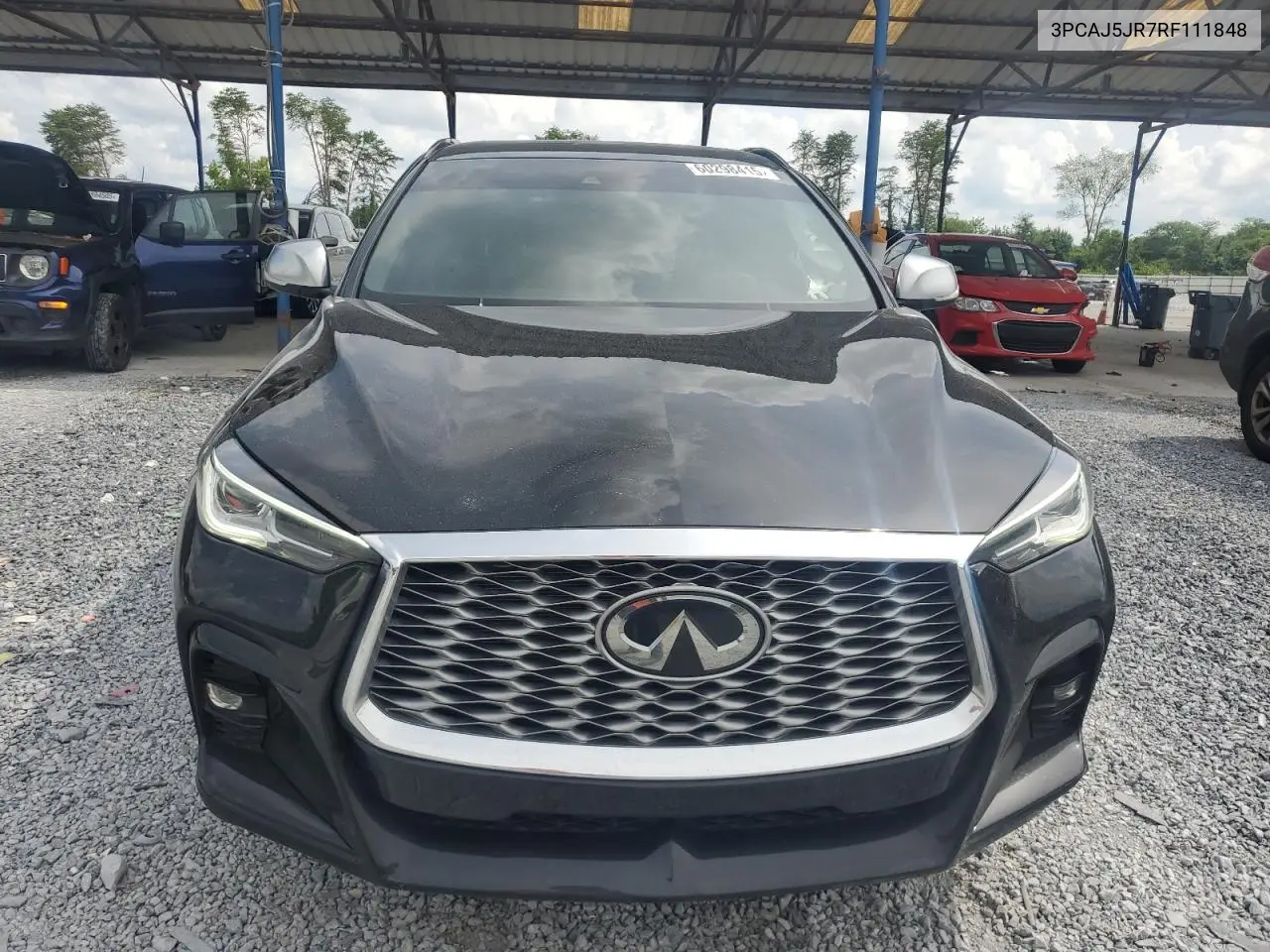2024 Infiniti Qx55 Luxe VIN: 3PCAJ5JR7RF111848 Lot: 60298415