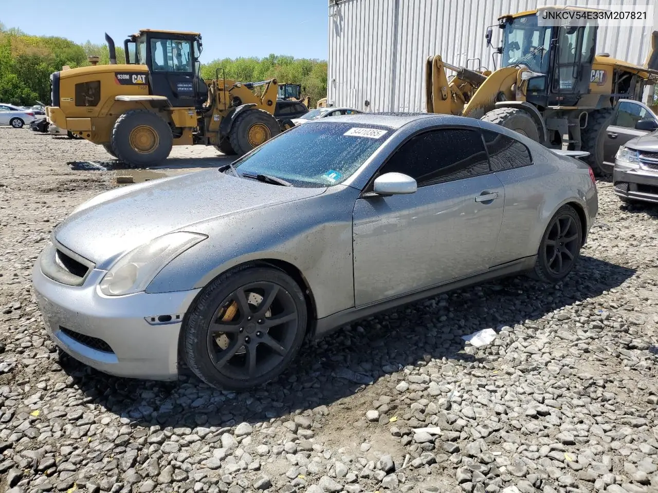 2003 Infiniti G35 VIN: JNKCV54E33M207821 Lot: 54410365