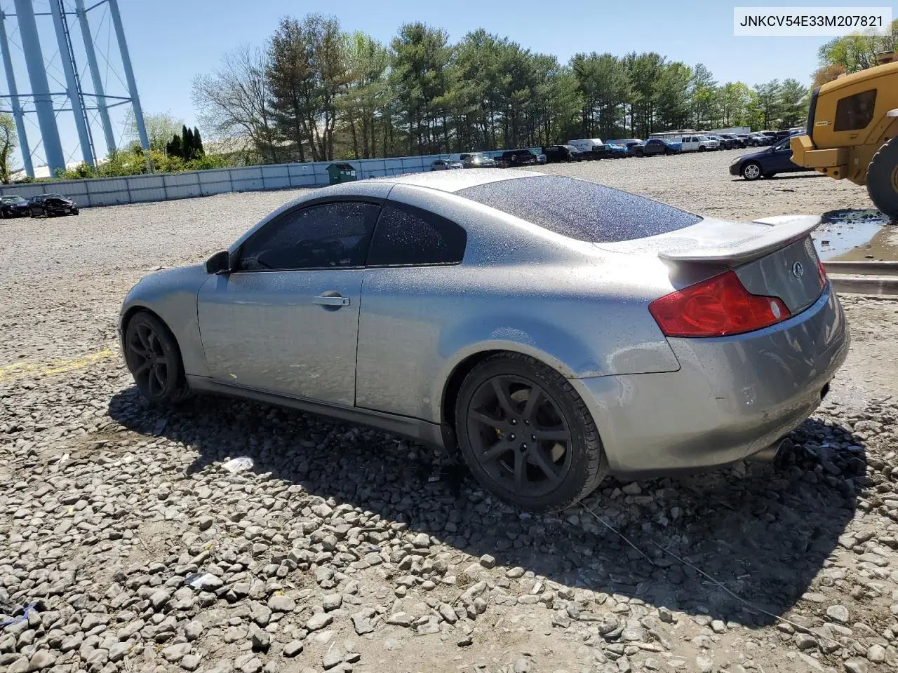 2003 Infiniti G35 VIN: JNKCV54E33M207821 Lot: 54410365