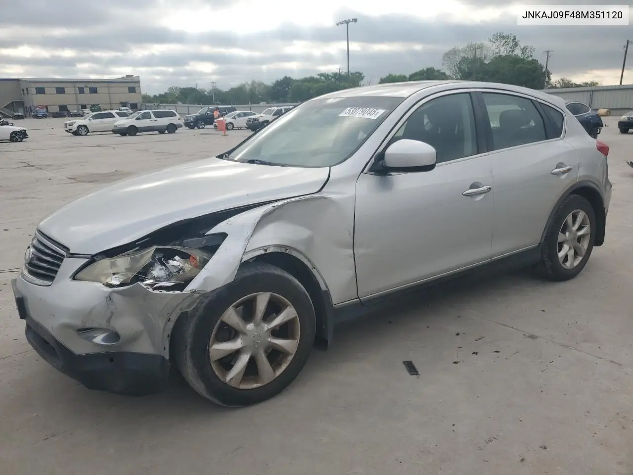2008 Infiniti Ex35 Base VIN: JNKAJ09F48M351120 Lot: 53079045