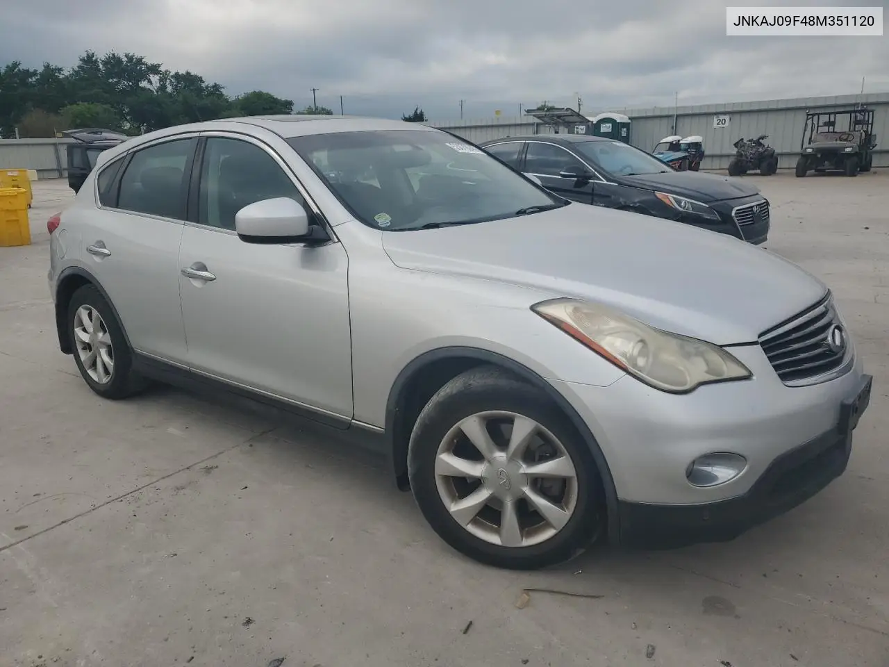 2008 Infiniti Ex35 Base VIN: JNKAJ09F48M351120 Lot: 53079045