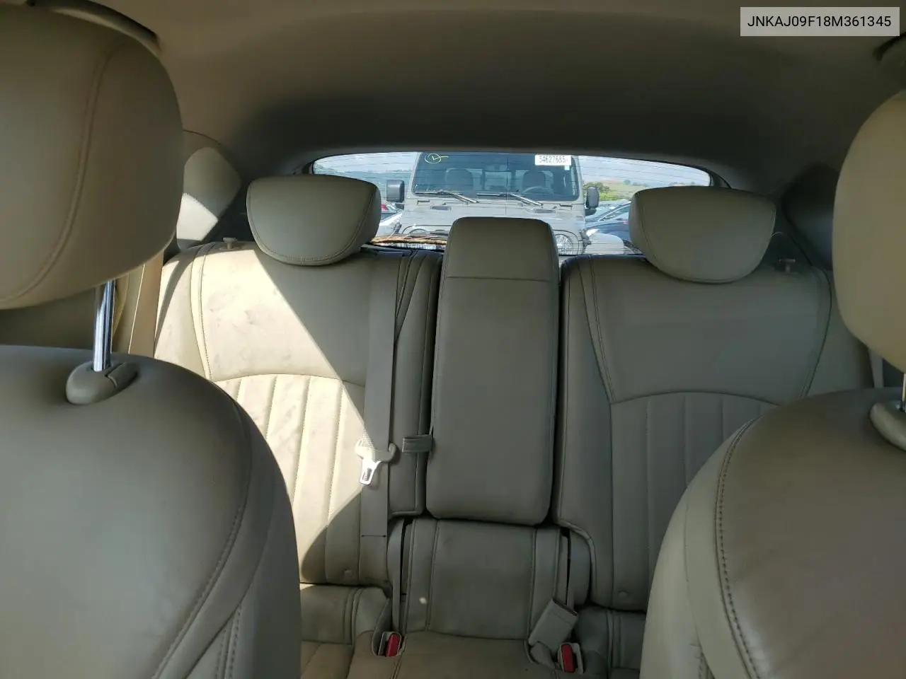 2008 Infiniti Ex35 Base VIN: JNKAJ09F18M361345 Lot: 53766365