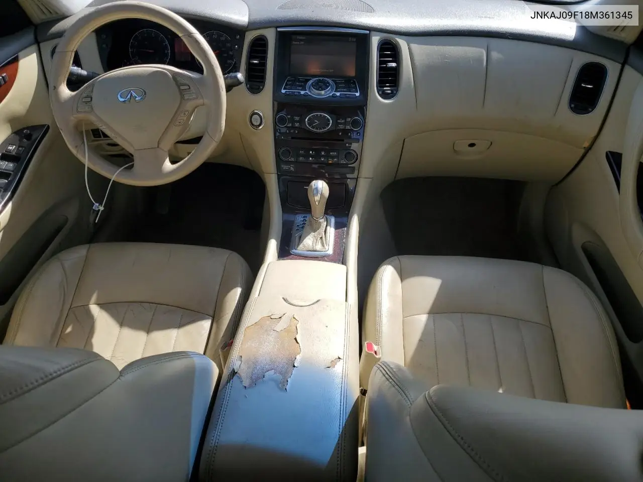 2008 Infiniti Ex35 Base VIN: JNKAJ09F18M361345 Lot: 53766365
