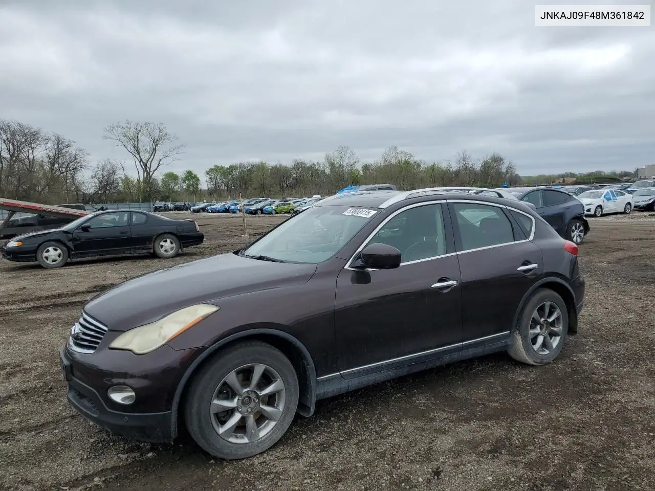 2008 Infiniti Ex35 Base VIN: JNKAJ09F48M361842 Lot: 53808415