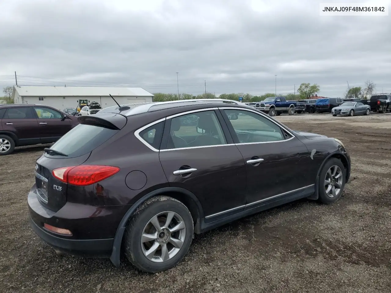 2008 Infiniti Ex35 Base VIN: JNKAJ09F48M361842 Lot: 53808415
