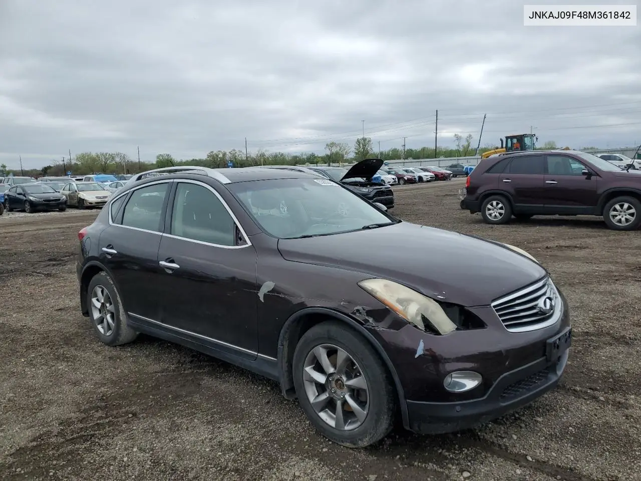2008 Infiniti Ex35 Base VIN: JNKAJ09F48M361842 Lot: 53808415