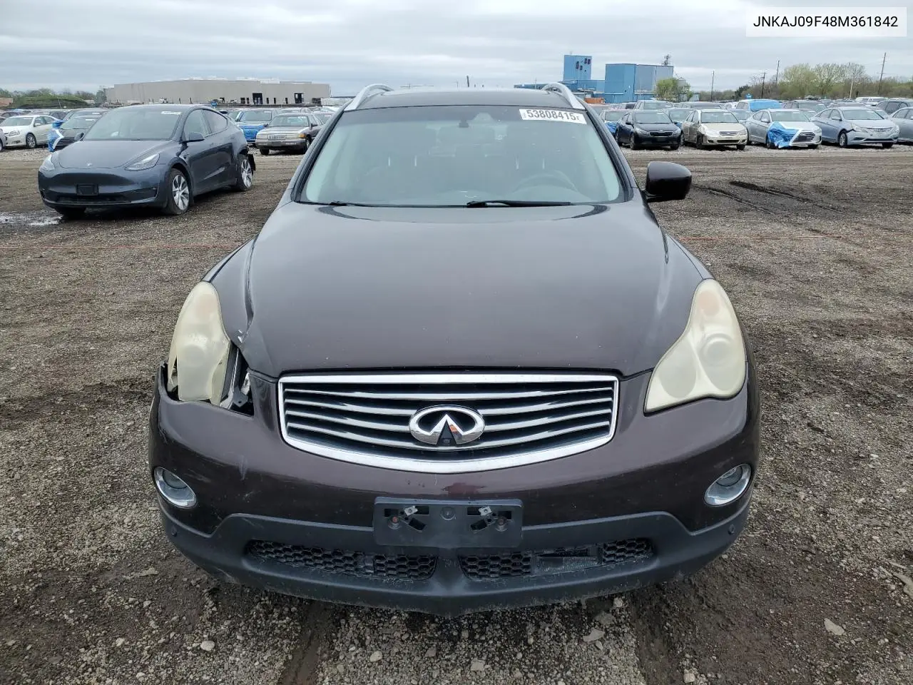 2008 Infiniti Ex35 Base VIN: JNKAJ09F48M361842 Lot: 53808415